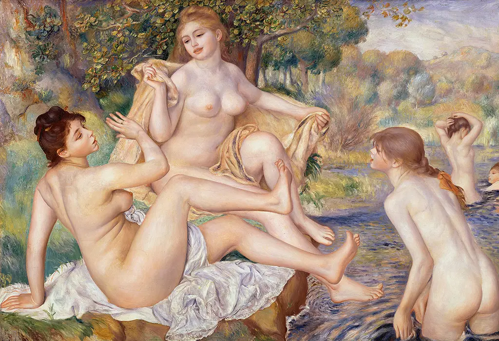 The Large Bathers (Les Grandes Baigneuses) in Detail Pierre-Auguste Renoir